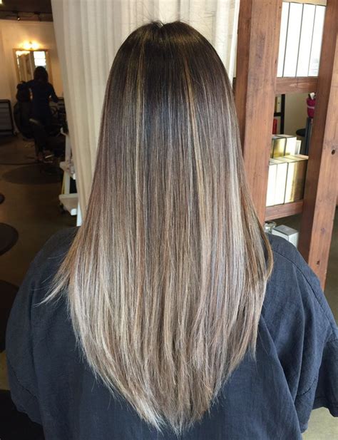 balayage for straight hair